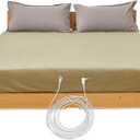 Grounding Earthing Sheet, 95% Cotton & 5% Silver Fibers, Reduces Inflammation, Insomnia & Pain, Twin/Full/Queen/King Sizes (Queen (60" X 80"))