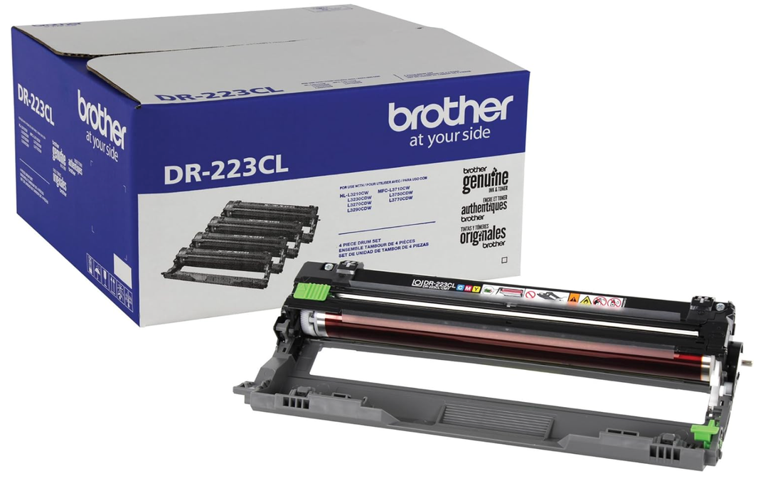 Brother Genuine -Drum Unit, DR223CL, Seamless Integration, Yields Up to 18,000 Pages,Black