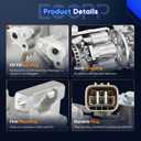 ECCPP A/C Compressor with Clutch 2006-2015 Fit for Lexus GS350 IS350 3.5L AC Compressor