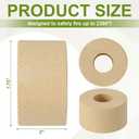 Tuanse 4 Pack 1.75 x 2 Inch Tall Round Kiln Posts High Alumina Kiln Posts Ceramic Shelf Supports for High Temperature Kilns Shelf Sturdy Firing Post