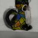 Cat Lamp, Cats Series Art Night Light, Retro Stained Resin Tabletop Night Light, 3D Cute Pet LED Table Lamps, Fun Gift for Cats Lover (AA)