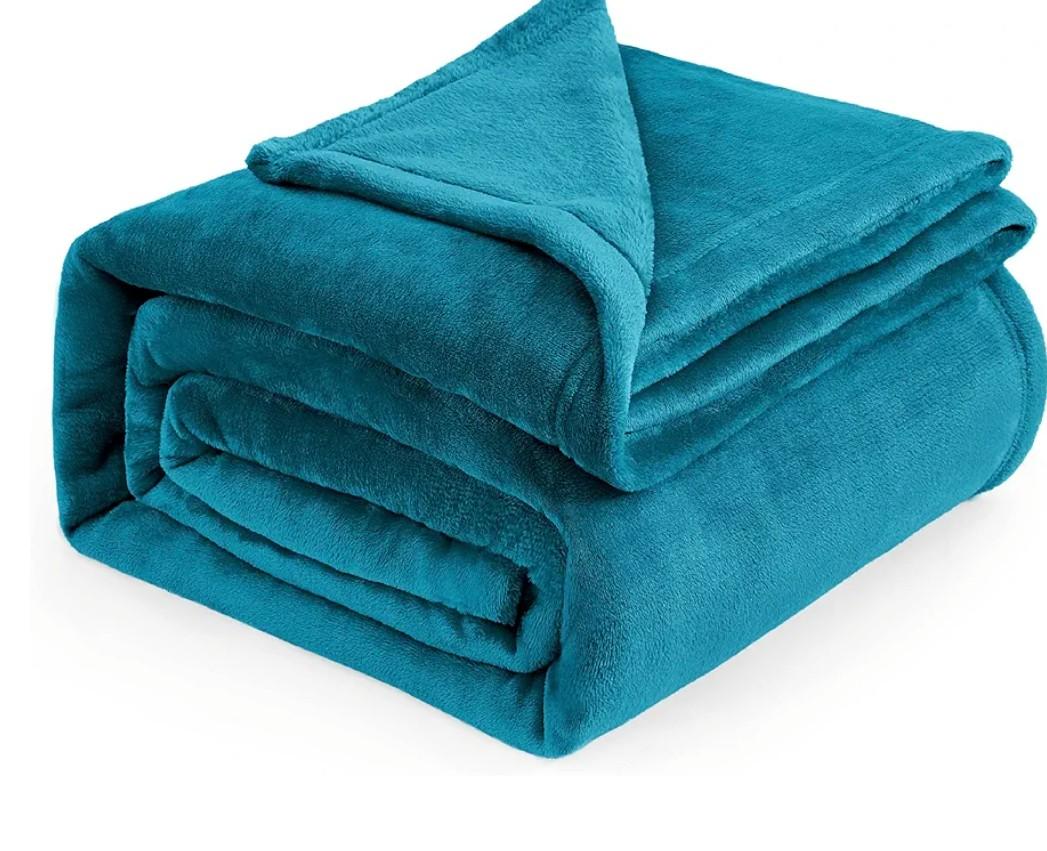 BEDELITE Fleece Blanket Full Size Navy for Couch & Bed, Luxury Plush Cozy Fuzzy Blanket 84" x 90", Super Soft Warm Lightweight Throw Blanket for Travel Camping