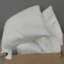 Ashler Throw Pillows Insert- 20x20 Pillow Inserts with Air Layer, Premium Bed and Couch Pillows - Indoor Decorative Throw Pillow, Square Cushion Sham Stuffer, Pack of 4, White