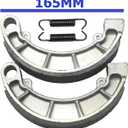 Front Brake Pads Rear Shoes Drum for Honda Shadow Spirit VT750 C2 DC 2001-2014 - VT750 Aero 2004-2015 - Shadow Phantom C2B 2010-2021 - Deluxe C/CD 1998-2003 - VT750 RS 2010-2014 FA196 343