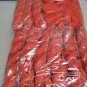 12 Pack Cheesecloth Table Runner 10Ft Christmas Gauze Boho Table Runners for Wedding Decor Bridal Shower Decorations Baby Shower Party (35" x 120")(Red)