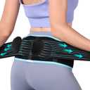 Sacroiliac Hip Belt With Double 3D Pad for Women and MenWith Anti Slip Strips Adjustable Pelvic Support Belt for Sciatica, Pelvis, Lumbar & Nerve Pain Si Joint Dysfunction Trochanter Brace(Plus)