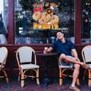 Custom Food Truck Decals Fresh and Hot Mini Donuts Food and Beverage Concession Concession Sign 18 in on Longest Side Design Only