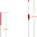 DOVOH FT/CM Grade Rod for Laser Level, with Quick-Release Slider for Laser Receiver, 2.4m/7.9ft Adjustable Length Aluminum Laser Level Stick, DP2400