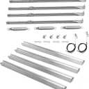 Grill Replacement Parts for Charbroil Performance 4 Burner Gas Grill 463365021 463365522 463352521, 5 Burner 463450022, 2 Burner 463630021, Grill Burners Kit with Heat Plate, Crossover Tube, Igniter