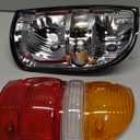 Dasbecan Rear Tail Light Assembly Passenger Right Side Compatible with Toyota Tacoma 2001 2002 2003 2004 Brake Lamp Taillights Replaces OEM# 8155004060 TO2801139