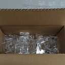 Azar Displays 550010 Slatwall Interlocking Eyeglass Holder, 25 Count, Clear