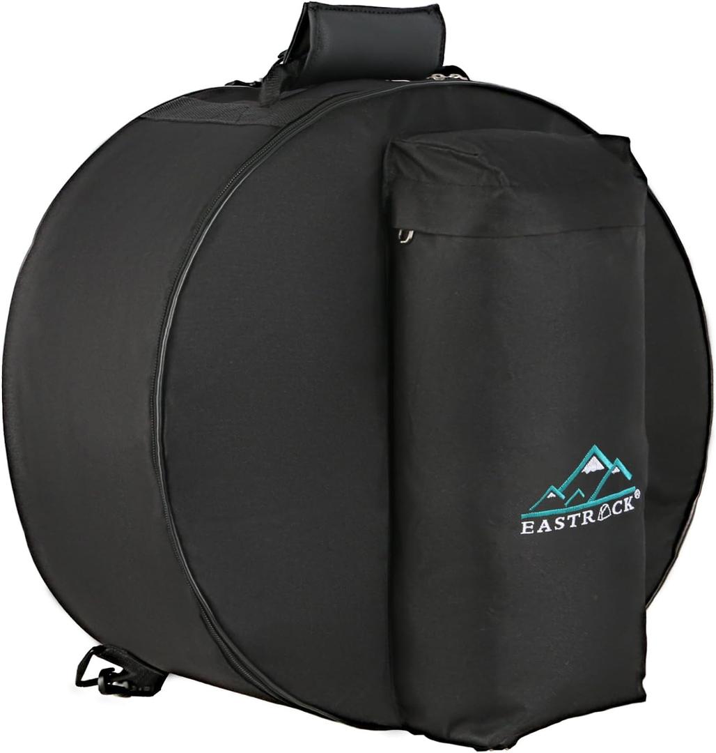 EASTROCK 14"x6.5" Snare Drum Bag, Lightweight Padded Tom Drum Case, 1pc 14*6.5"