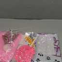 Dog Party Supplies Decorations - Cute Bandana, Let's Pawty Banner, Cake Topper, Hat, Pink Bowtie, Tutu Skirt, Paw Balloon for Birthday Celebration
