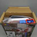 JOYIN Toddler Basketball Hoop Indoor, Adjustable Basketball Goal for Kids with 4 Balls, Game Toys for Playroom Pool Outdoor, Birthday Gift for Baby Boys Girls Age 1 2 3 4 - Air Pump Included (Blue and Orange)