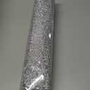 Placemats Silver Placemats Silver Glitter Sparkle Table Mats for Dinning Table Set of 4 Weeding Place Mats Round Placemats-15.4 inch-4Pcs