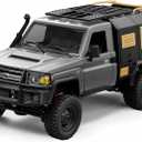 MN82S RC Rock Crawler, 2.4Ghz Toyota Remote Control Truck, 4WD 2 Speeds Switch RC Crawler Off-Road Pick-up with 2 Upgraded 1200mah Battery, 1/12 Scale Trucks (with Gift)