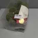 42PCS Green Velvet Christmas Ball Ornaments, Flocked Vintage Rustic Farmhouse Baubles in Assorted Sizes for Xmas Tree Decorations, Hanging Ornaments for Home, Party & Wedding Dcor (Green)