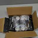 SPACECARE Workbench Casters kit 600Lbs Heavy Duty Quick Release 2 Mounting Options Retractable Workbench Stepdown Caster Wheels Adjustable Polyurethane Durable Steel Construction (Set of 4)