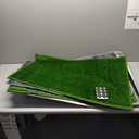 Dog Grass Pad with Tray Large, 35" x 24" Stainless Steel Dog Litter Box with 2 Premium Grass Pads & Reusable Pee Pad - Durable, Rust-Proof, Easy Clean Dog Toilet for Large Dogs Indoor Outdoor Use