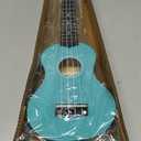 Trendy Soprano Ukulele for Beginners 21 Inch Hawaiian Wood Ukuleles for Adult Student Starter Four Strings Guitar (Light Blue)