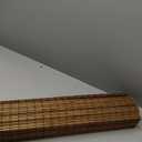 UNISHADES Cordless Bamboo Roman Shades for Windows, Blinds Size (31" W ×64" H) Colour (Highfield Teak)