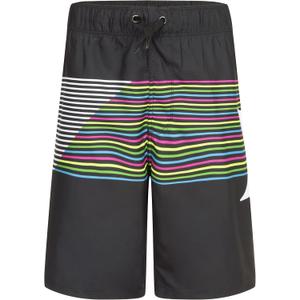 Hurley Boys' Pull on Swim Trunks (Medium, Black/Slash)