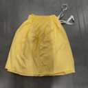 Wrap Around Dust Ruffle Bed Skirt - Yellow - for Full Size Beds with 24 Inch Drop - Easy Fit Elastic Strap - Adjustable Pleated Bedskirt w/Brushed Fabric - Wrinkle Free - for Women, Men, Kids & Teens