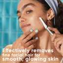 Gillette Venus Dermaplaning Tool, 2 Blade Refills, Exfoliating Face Razors for Women, Eyebrow and Facial Dermaplane Razor