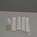 KOPPALIVE 4-Pack Solid Brass Kitchen Cabinet Pulls, Gold Modern T-Bar Handles, 6-5/16-Inch Hole Center Hammered Handles for Dresser Drawer Cupboard, 8-1/8 Inch Total Length, Polished Finish