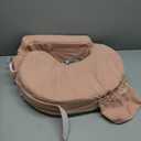 My Brest Friend Nursing Pillow - Deluxe - Enhanced Comfort w/ Slipcover - Ergonomic Breastfeeding Pillow For Ultimate Support For Mom & Baby - Adjustable Pillow W/ Handy Side Pocket, Soft Rose