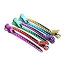 Duck Bill Clips, Metal Alligator Hair Clip Curl Hair Clamp for Women Styling, 12Pcs Random Color