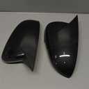 MUXEE 2PCS New Sports Rear Mirror Cover Caps for Hyundai Tucson 2016-2021 ABS Side Door Wing Mirror Cap Covers Exterior car Accessories -Carbon FibeSuitable for Models with Turn Signals