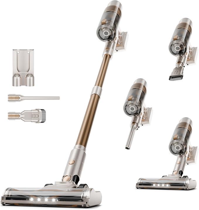 550W Cordless Stick Vacuum Cleaner for Carpet & HardFloor