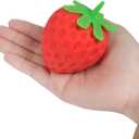 Strawberry Squishy, Realistic Strawberry Ball Relieve Stress and Anxiety,Party Favor Slow Rise Pressure Release Toy