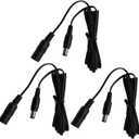 UpBright 3-Pack x 6ft Extension Cord - Compatible with Philips Hue Play Light Bar & Bulbs (7820430U7, 440400980001, S020XM2400083, 7820130U7, 7820230U7, 7820330U7, 782031 U7 Light Strip)