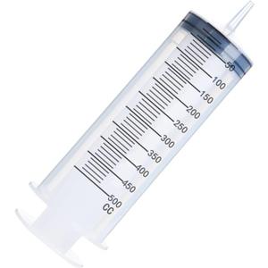 500ml/cc Large Plastic Syringe with Measurement for Scientific Labs, Garden Watering, Refilling and Filtration, pack of 1