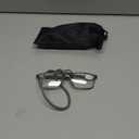 Magnetic Reading Glasses with Front Connect Blue Light Blocking, Comfortable Neck Hanging Readers for Men and Women (GRAY, +2)