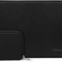 MOSISO Laptop Case 13.3 inch, 13-13.3 inch Laptop Sleeve Bag Compatible with MacBook Air/Pro 13/Pro 14 M5 M4 M3 M2 M1, HP Dell ASUS Lenovo, Neoprene Computer Sleeve Bag with Small Case, Black