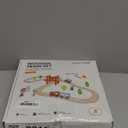 Tiny Land Wooden Train Set for Toddler - 39 Pcs- with Wooden Tracks Compatible with Major Brands - Expandable, Changeable-Train Toy for 3 4 5 Years Old Girls & Boys