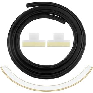 Upgraded 154827601 Dishwasher Door Seal Compatible with Frigidaire Kenmore Dishwasher 809006501 Lower Seal 154701001 Splash Shield Kit Replace AP5690109 PS8260227 154845301 154211801 by Cenipar