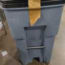 Rubbermaid Commercial Products Brute Rollout Trash Can, Gray, 65-Gallon