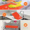 2 x Silicone Stove Top Covers for Electric Stove -28x20 inches Heavy Duty Waterproof Glass Cooktop Protector, Silicone Mats for Kitchen Counter Oven Top Cover Dish Drying Mat
