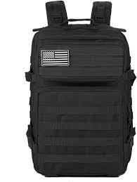 QT&QY 45L Military Tactical Backpacks Molle Army Assault Pack 3 Day Bug Out Bag Hiking Treeking Rucksack…