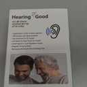 OTC Hearing Aids for Seniors Rechargeable Hearing Amplifier Ear Aids for Adults Light Hearing Loss with Noise Cancelling, In-Ear Small Hearing Device with Charging Case
