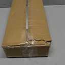 WOPITUES Floating Shelves with Black Metal Guardrail, Shelves for Wall Decor Set of 3, Wall Shelves for Bedroom, Bathroom, Kitchen, Living Room, Plants, Picture Frames, Art- Black and White (15.7 inch)