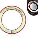 Luminous Car Push Start Button Cover, Ignition Switch Luminous Decoration Ring, Glow-in-The-Dark Car Engine Start-Stop Decorative Ring, Universal for Most Cars (Red) (1 PC)