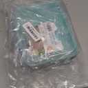 Finorder Rectangle Portable Bento Lunch Container Box with Handle, BPA Free Snack Food Container for Work Picnic Travel, 56-oz Food Grade Lunch Box with 5-oz Yogurt Cup (Mint Green)