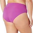 Amazon Essentials Women's High Waist High Leg Bikini Bottom (Medium, Violet)
