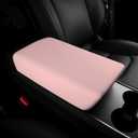 Frani Center Console Cover 5Pcs Set for Tesla Model 3 2021-2023 Model Y 2021-2025(Not for My Juniper),Tesla Interior Center Console Cover Decor Accessories Pink