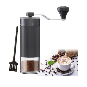 Portable Manual Coffee Grinder with 40 Adjustable Settings,Hand Coffee Bean Mill with 30g Capacity & Crank for Travel Camping Office Home(Ceramic)